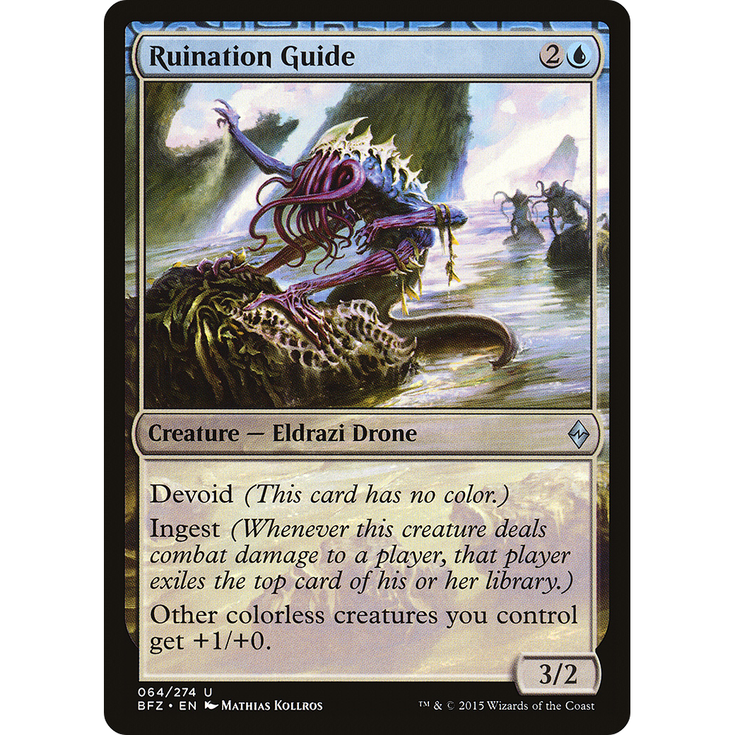 Ruination Guide (BFZ-064) - Battle for Zendikar: (devoid)