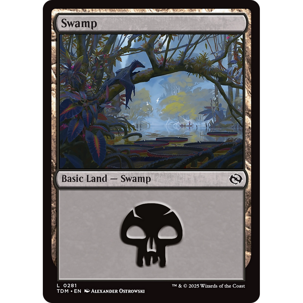 Swamp (TDM-281) - Tarkir: Dragonstorm Foil