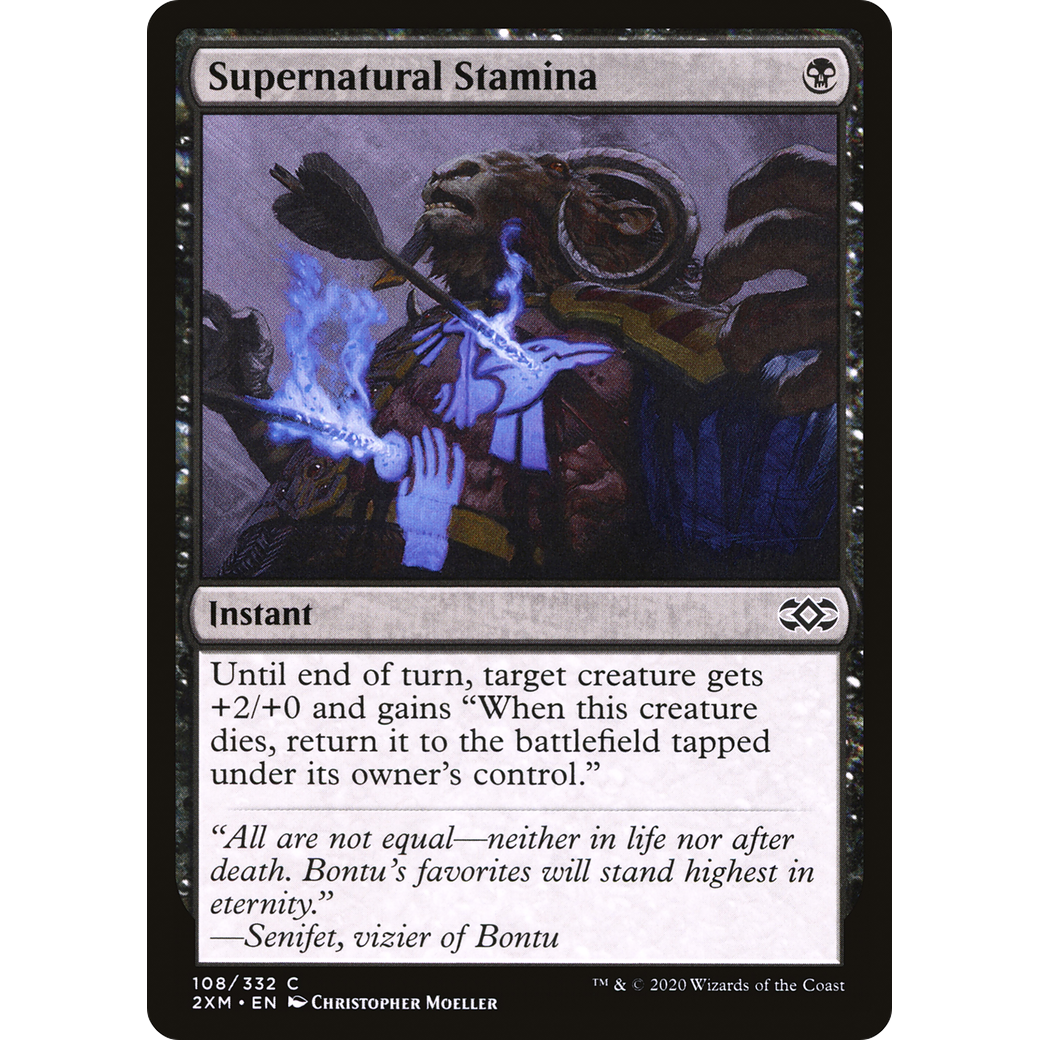 Supernatural Stamina (2XM-108) - Double Masters Foil