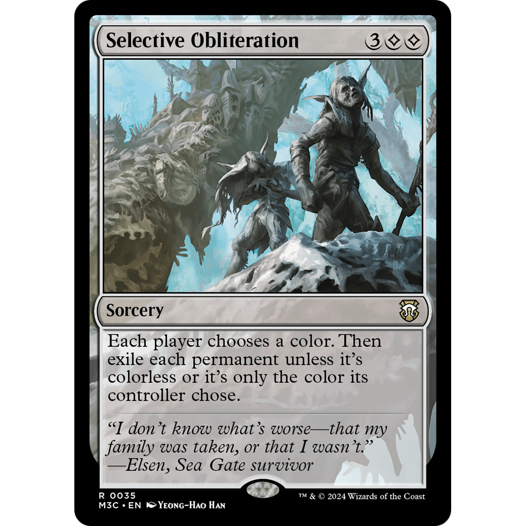 Selective Obliteration (M3C-035) - Modern Horizons 3 Commander Foil