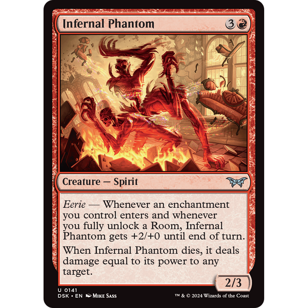 Infernal Phantom (DSK-141) - Duskmourn: House of Horror Foil