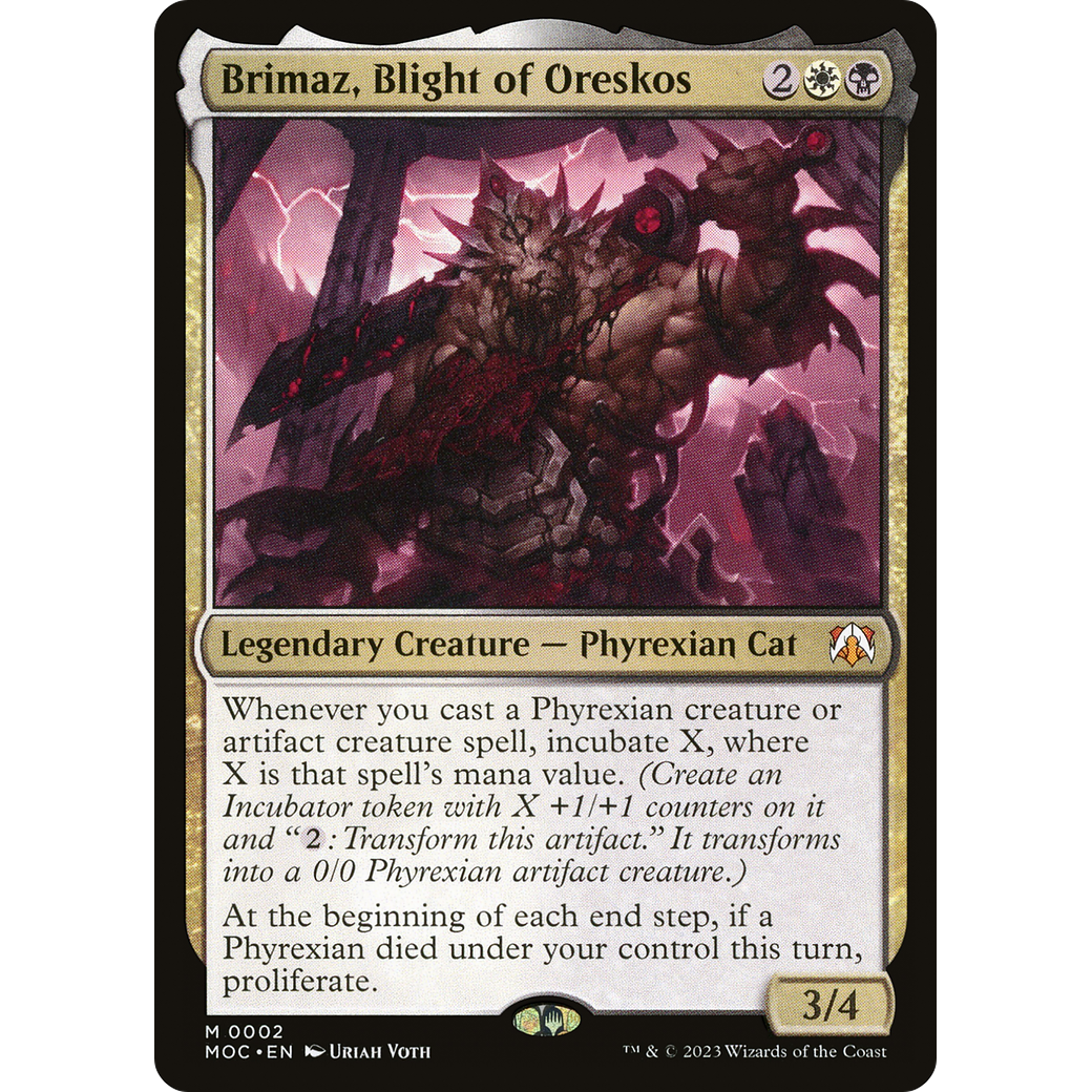 Brimaz, Blight of Oreskos (MOC-002) - March of the Machine Commander