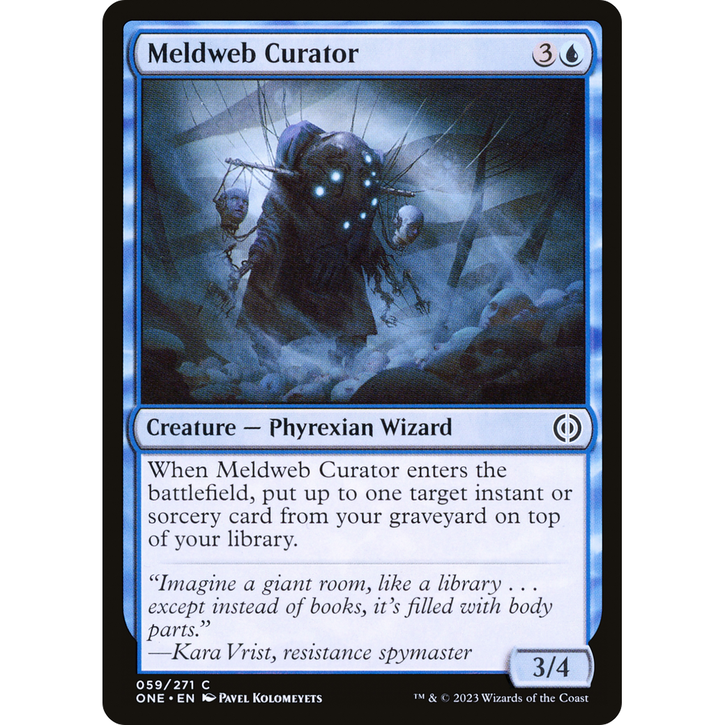 Meldweb Curator (ONE-059) - Phyrexia: All Will Be One Foil
