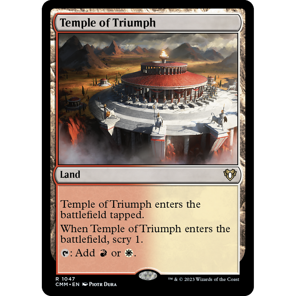 Temple of Triumph (CMM-1047) - Commander Masters