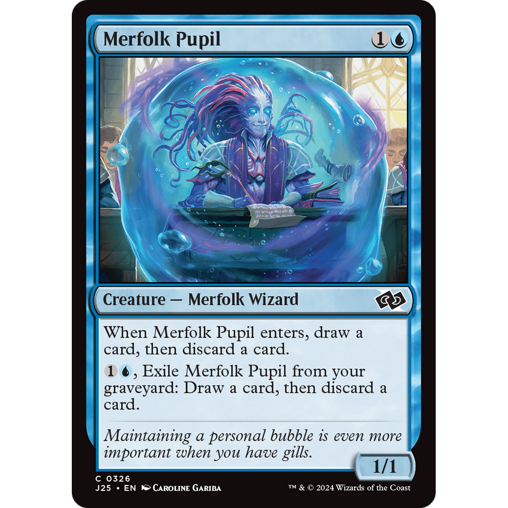 Merfolk Pupil (J25-326) - Foundations Jumpstart