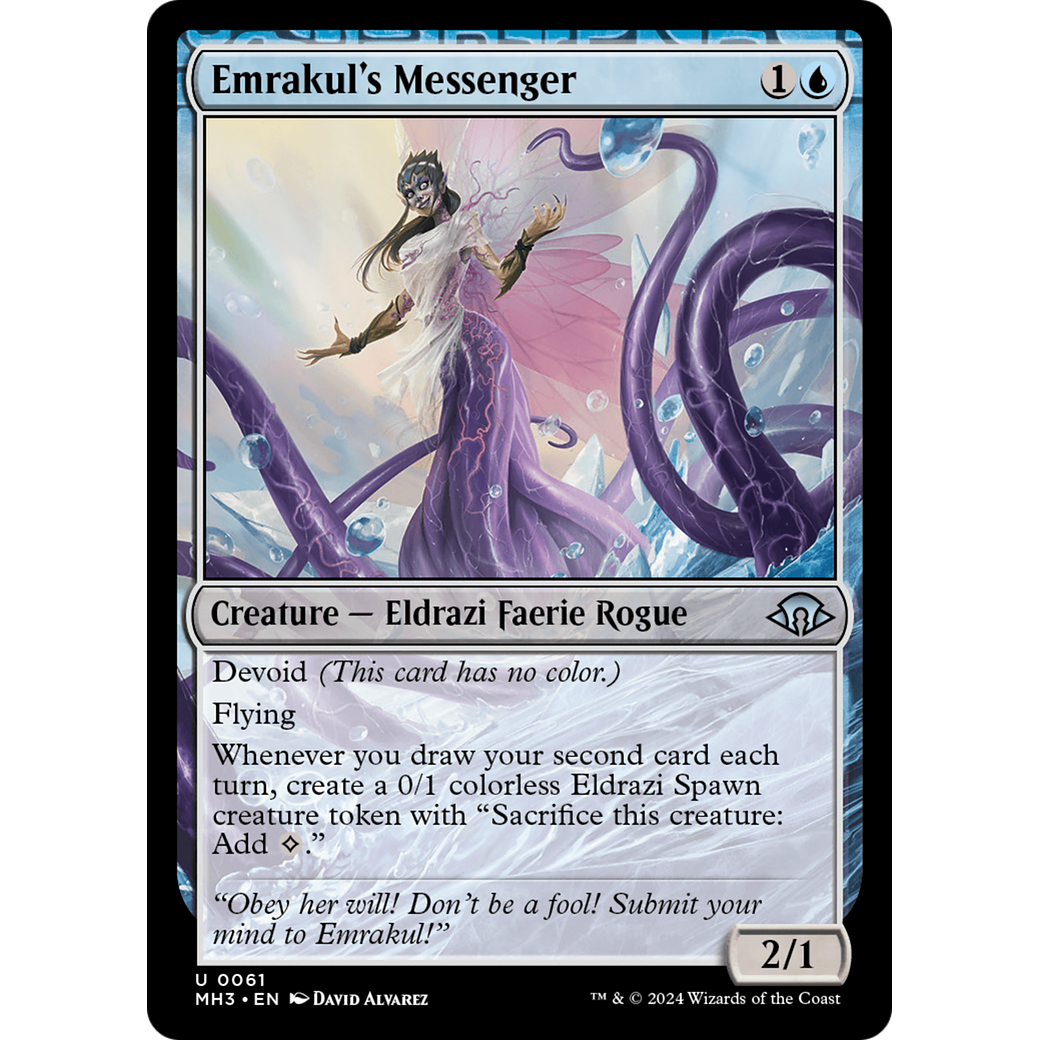 Emrakul's Messenger (MH3-061) - Modern Horizons 3: (devoid) Foil