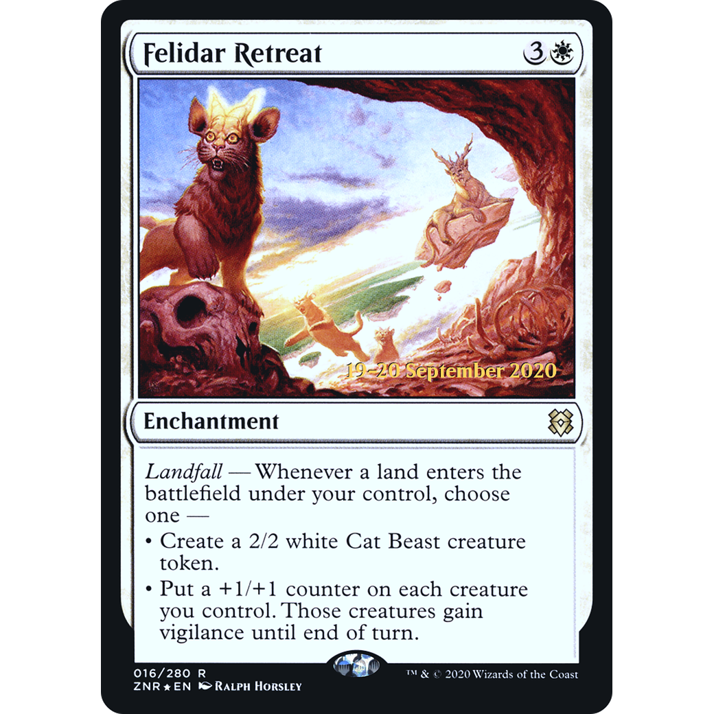 Felidar Retreat (PRE-016) - Zendikar Rising Promos Foil