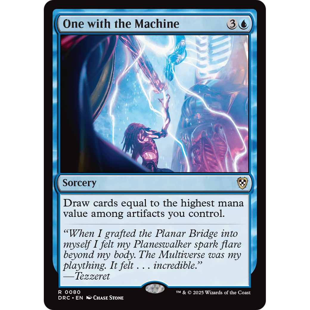 One with the Machine (DRC-080) - Commander: Aetherdrift Foil
