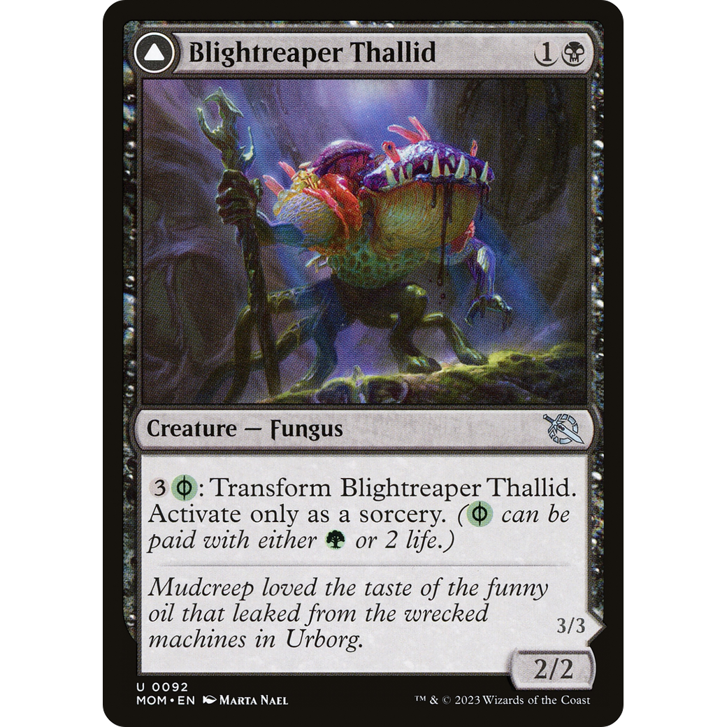 Blightreaper Thallid // Blightsower Thallid (MOM-092) - March of the Machine Foil