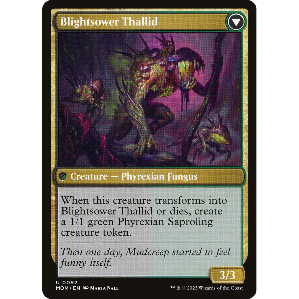 Blightreaper Thallid // Blightsower Thallid (MOM-092) - March of the Machine