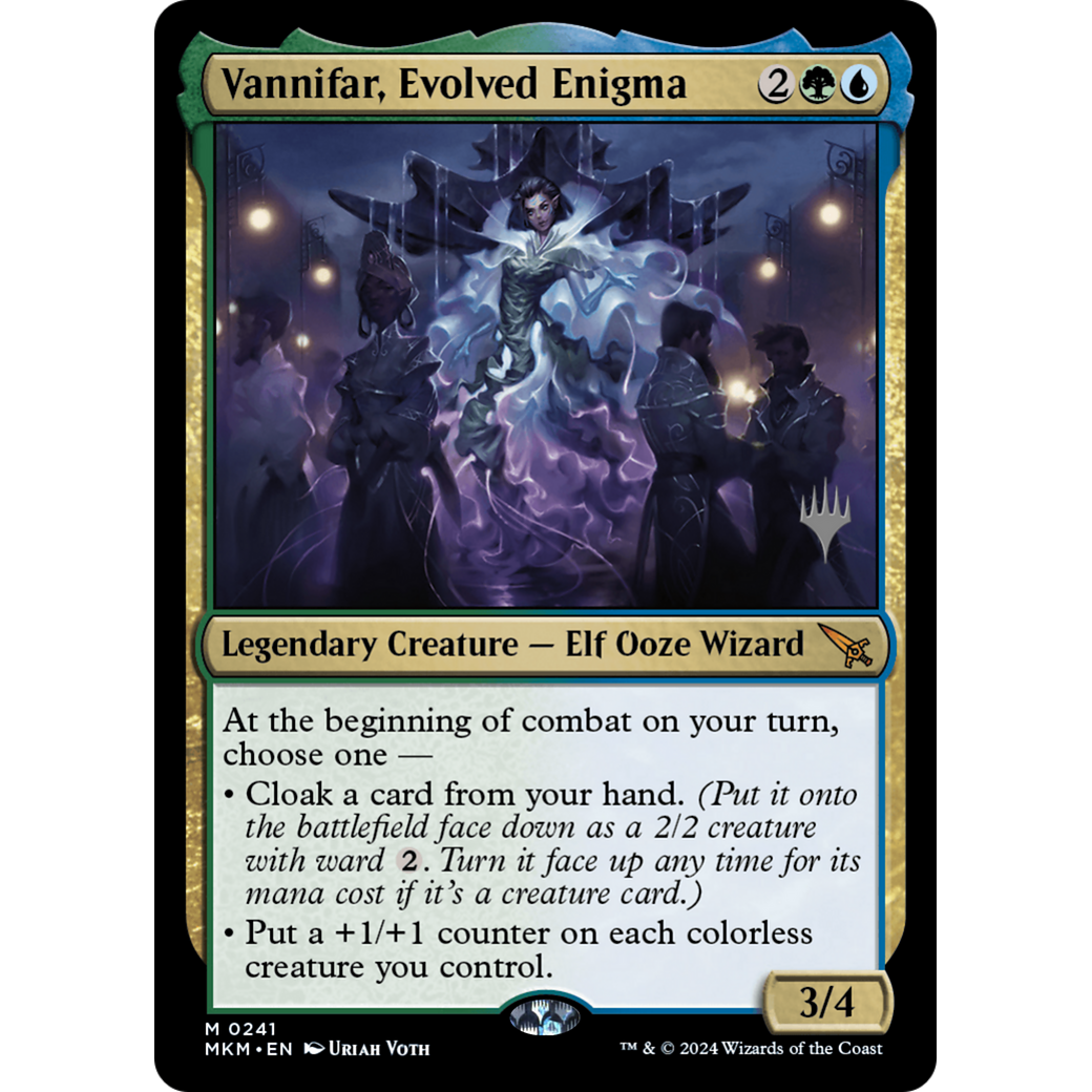 Vannifar, Evolved Enigma (PPMKM-241P) - Murders at Karlov Manor Promos