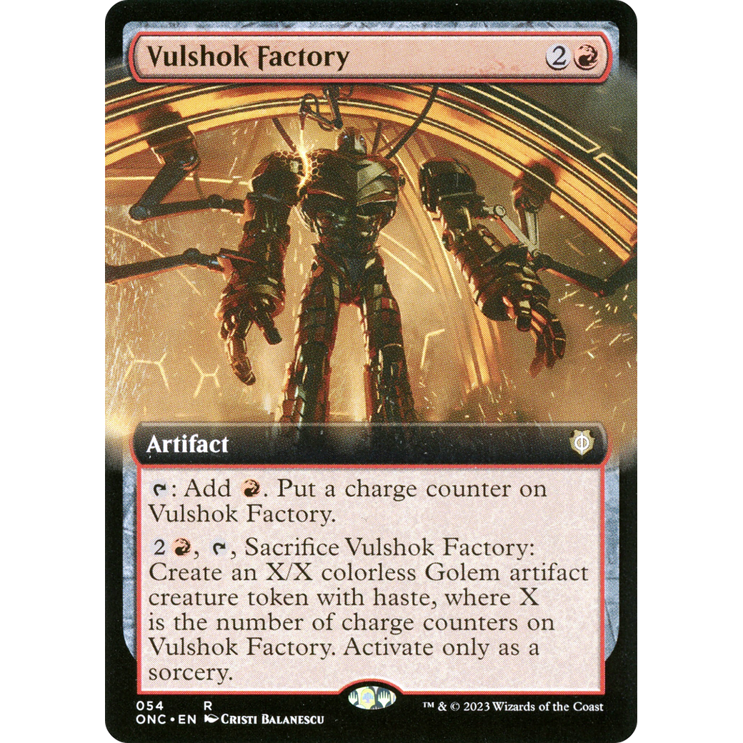 Vulshok Factory (ONC-054) - Phyrexia: All Will Be One Commander: (Extended Art)