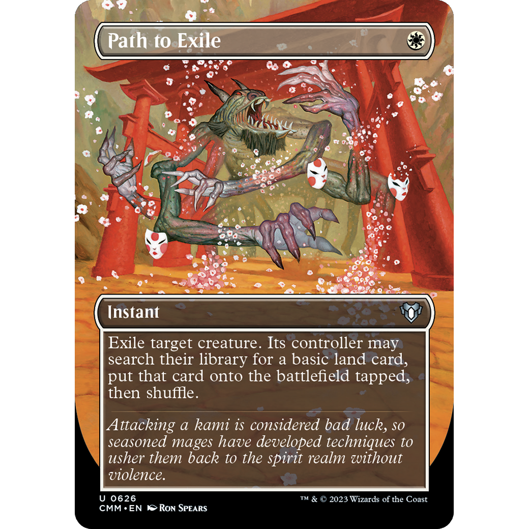 Path to Exile (CMM-626) - Commander Masters (Borderless) Foil