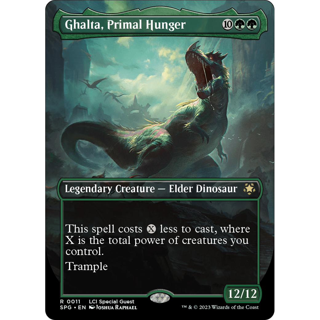 Ghalta, Primal Hunger (Borderless) (SPG-011) - Special Guests (Borderless) Foil