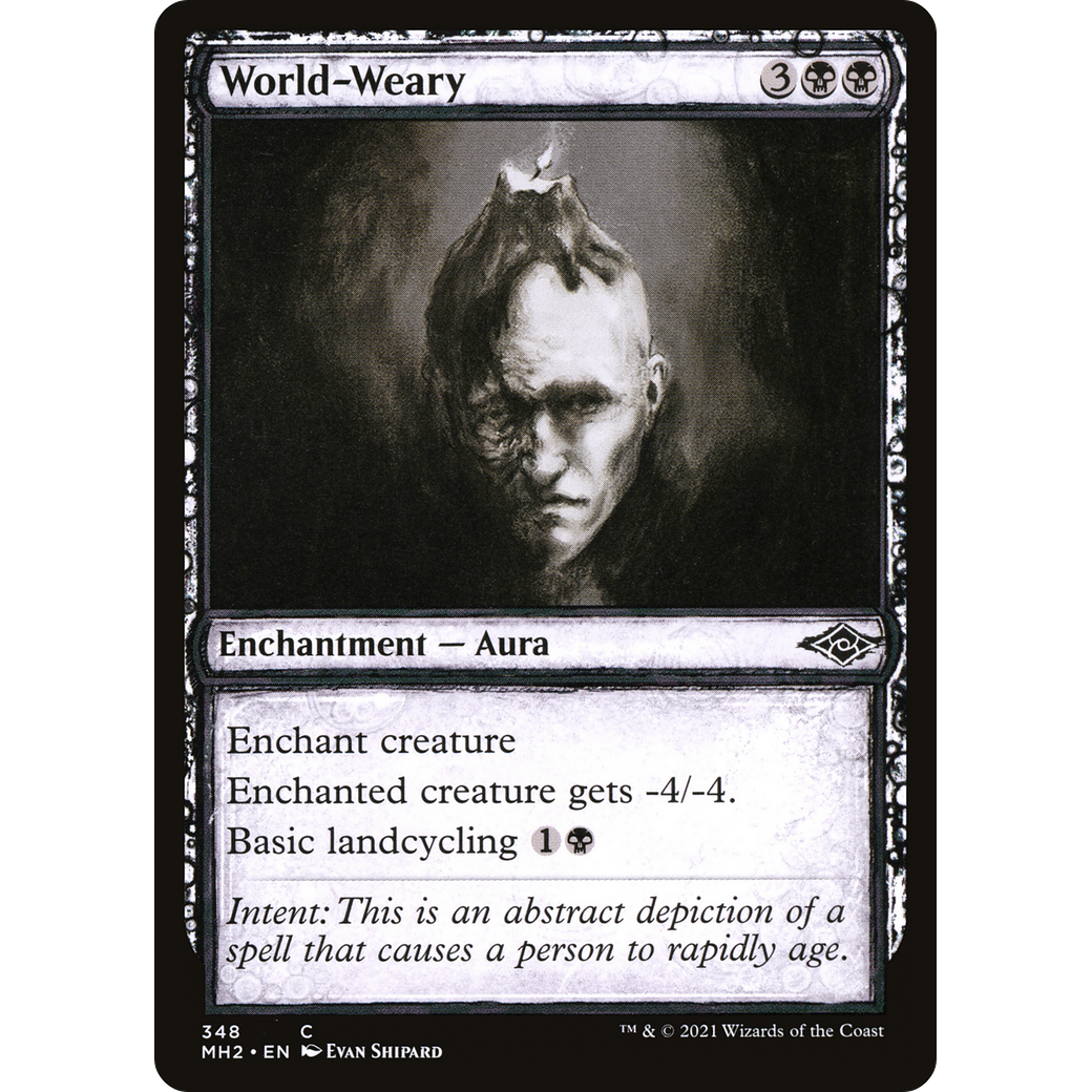 World-Weary (Showcase) (MH2-348) - Modern Horizons 2: (Showcase)
