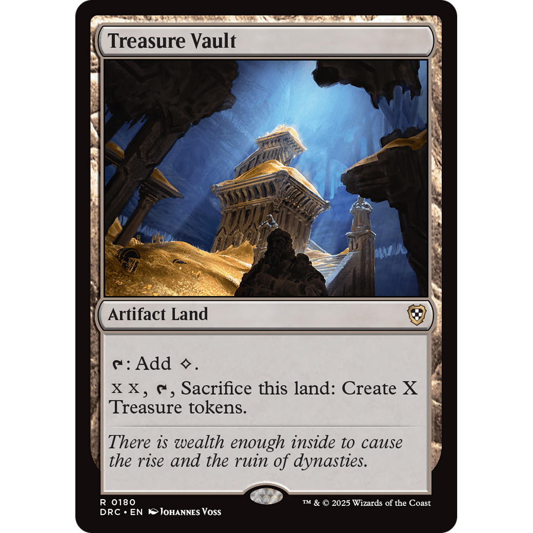 Treasure Vault (DRC-180) - Commander: Aetherdrift Foil