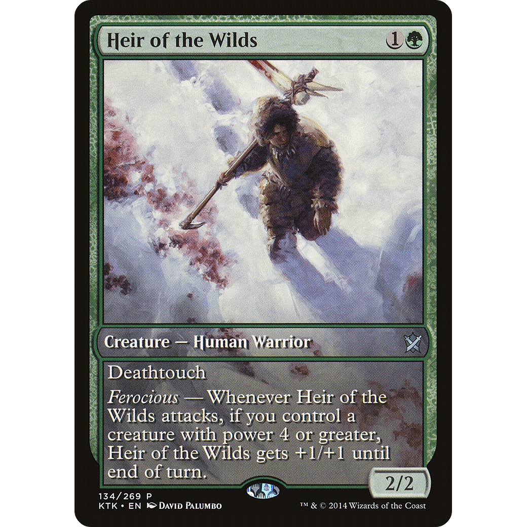 Heir of the Wilds (GAME-134) - Khans of Tarkir Promos