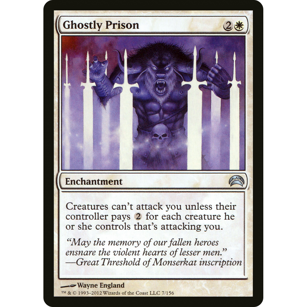 Ghostly Prison (PC2-007) - Planechase 2012 Foil