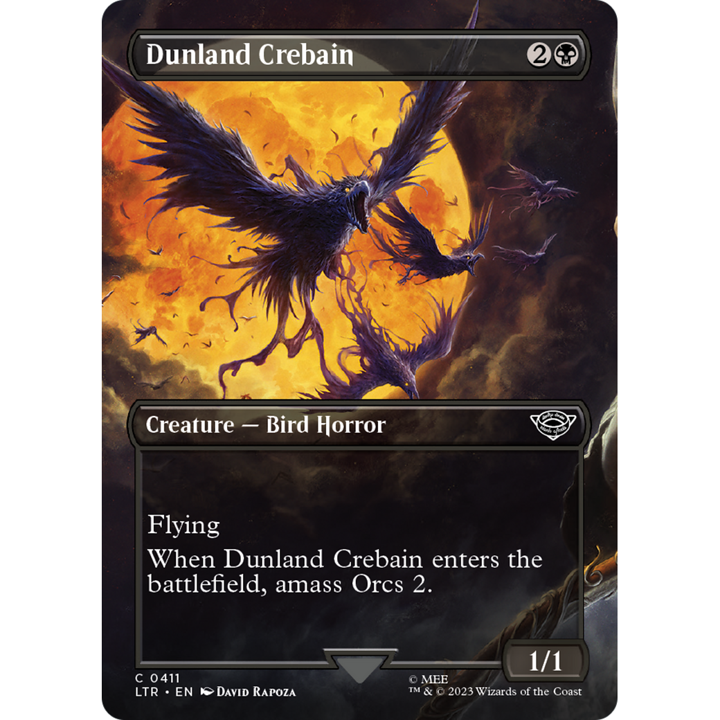 Dunland Crebain (LTR-411) - The Lord of the Rings: Tales of Middle-earth (Borderless) Foil