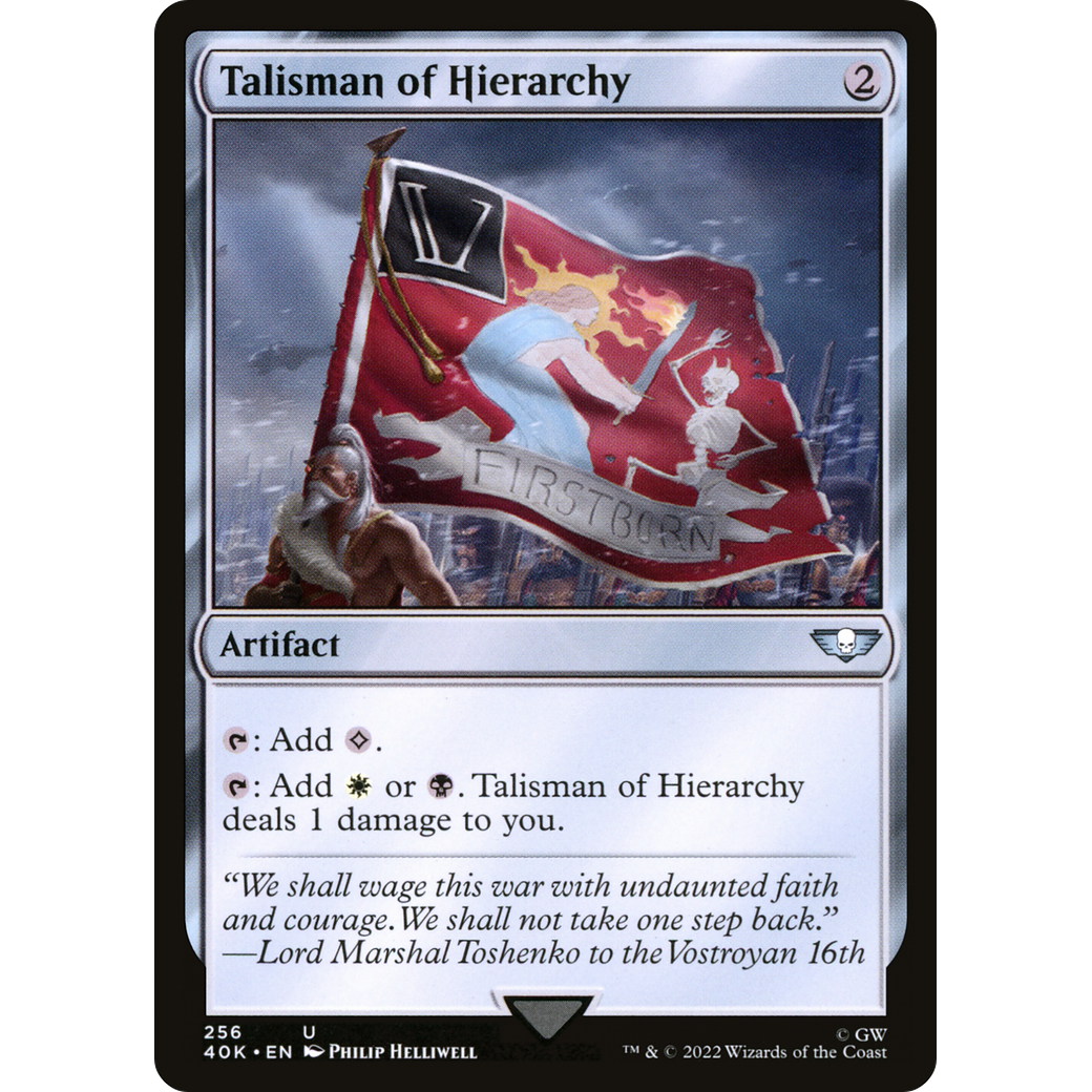 Talisman of Hierarchy (40K-256) - Warhammer 40,000 Commander