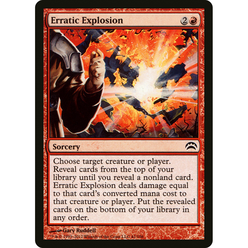 Erratic Explosion (PC2-041) - Planechase 2012 Foil