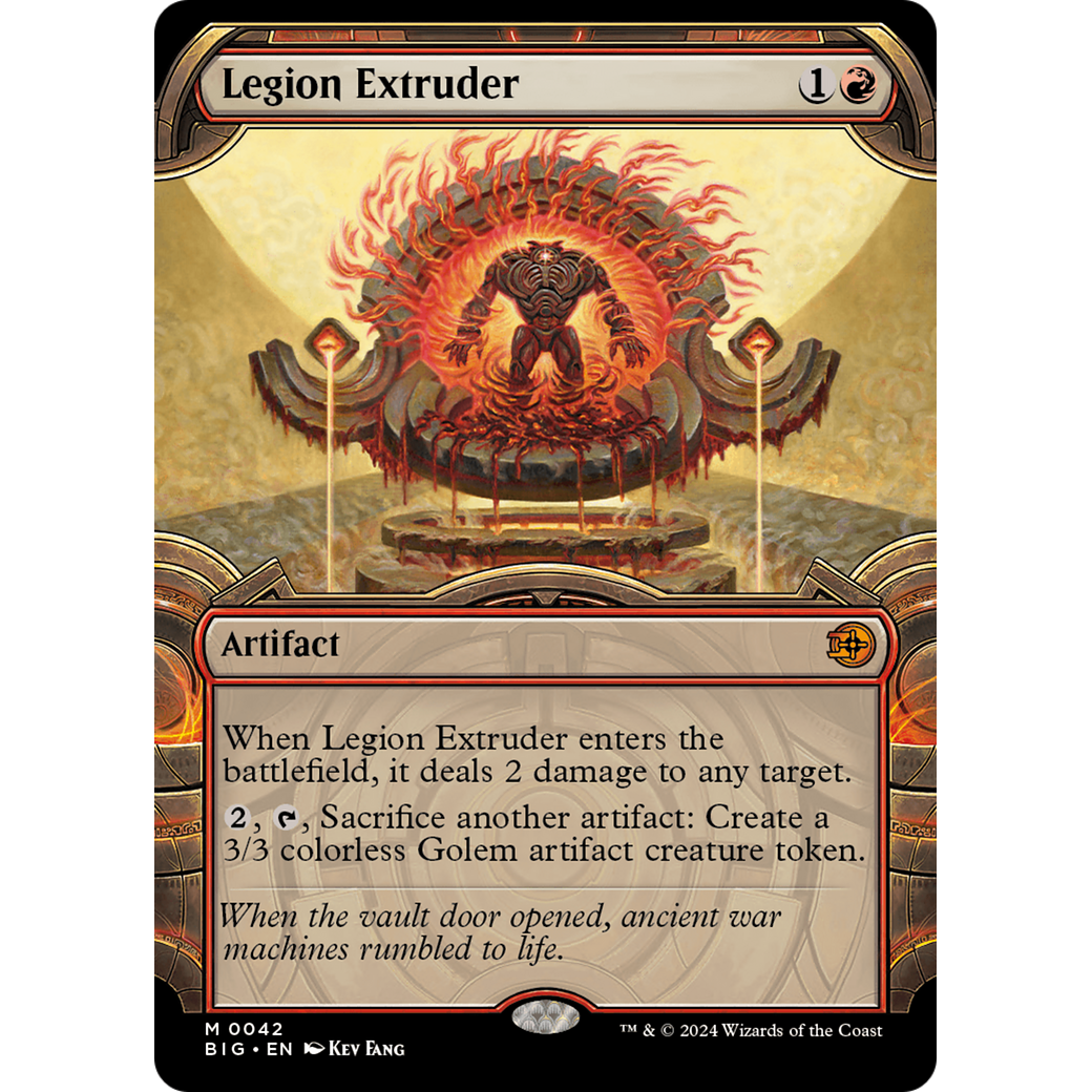 Legion Extruder (Showcase) (BIG-042) - The Big Score: (Showcase)