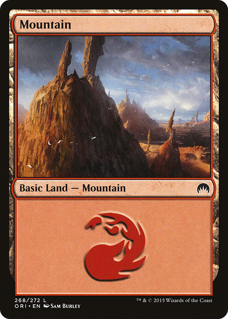 Mountain (268) (ORI-268) - Magic Origins Foil