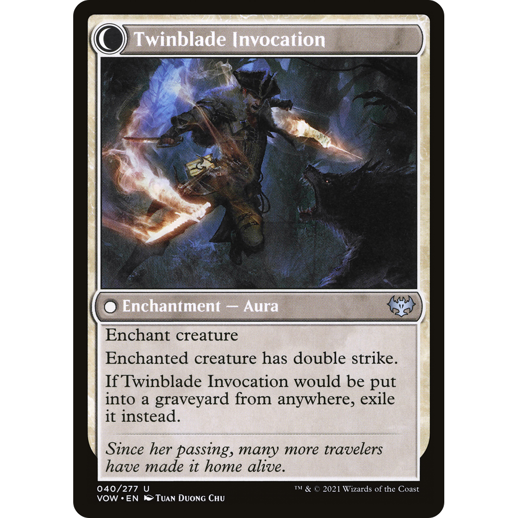 Twinblade Geist (VOW-040) - Innistrad: Crimson Vow: (Double Faced Transform)