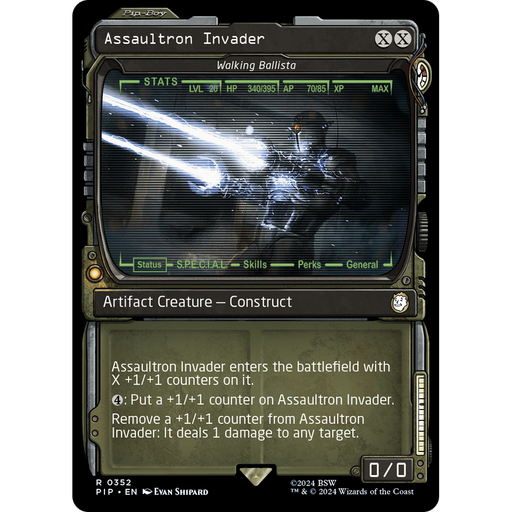 Walking Ballista (PIP-352) - Fallout / Assaultron Invader: (Showcase) Foil