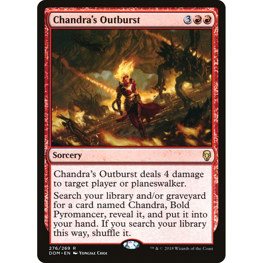 Chandra's Outburst (DOM-276) - Dominaria