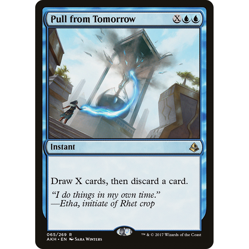 Pull from Tomorrow (AKH-065) - Amonkhet Foil