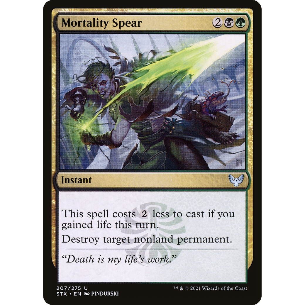 Mortality Spear (STX-207) - Strixhaven: School of Mages Foil