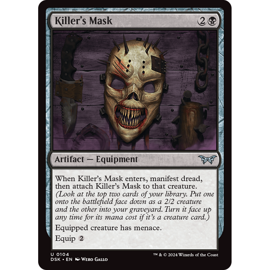 Killer's Mask (DSK-104) - Duskmourn: House of Horror