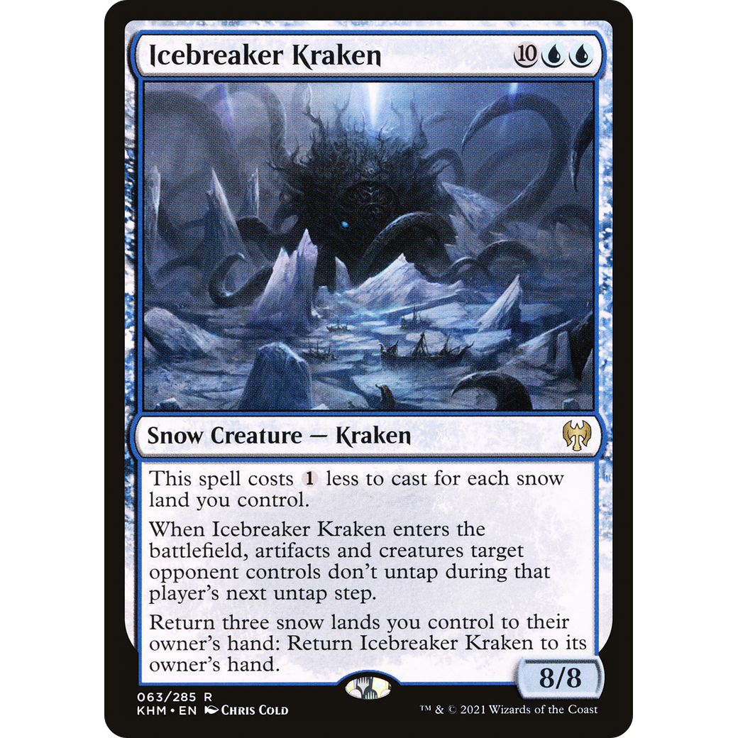 Icebreaker Kraken (KHM-063) - Kaldheim: (snow) Foil