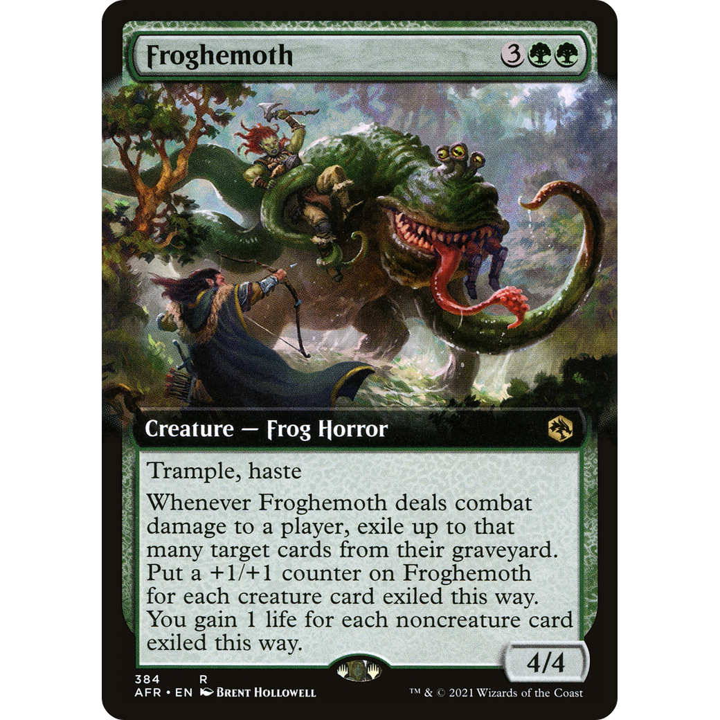 Froghemoth (Extended Art) (AFR-384) - Adventures in the Forgotten Realms: (Extended Art)