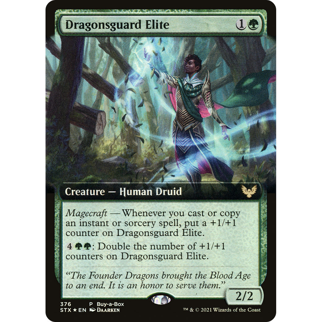 Dragonsguard Elite (BABP-376) - Strixhaven: School of Mages: (Extended Art) Foil
