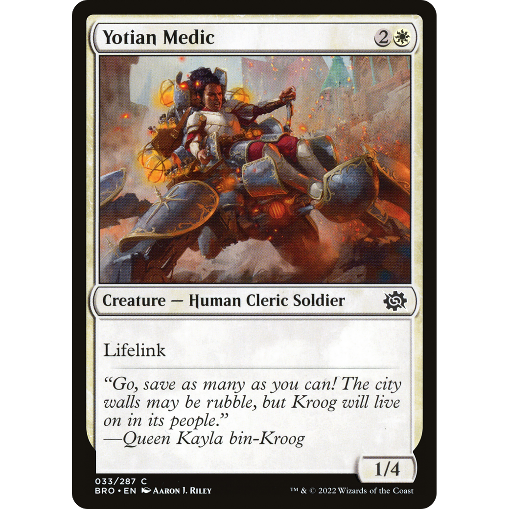 Yotian Medic (BRO-033) - The Brothers' War Foil