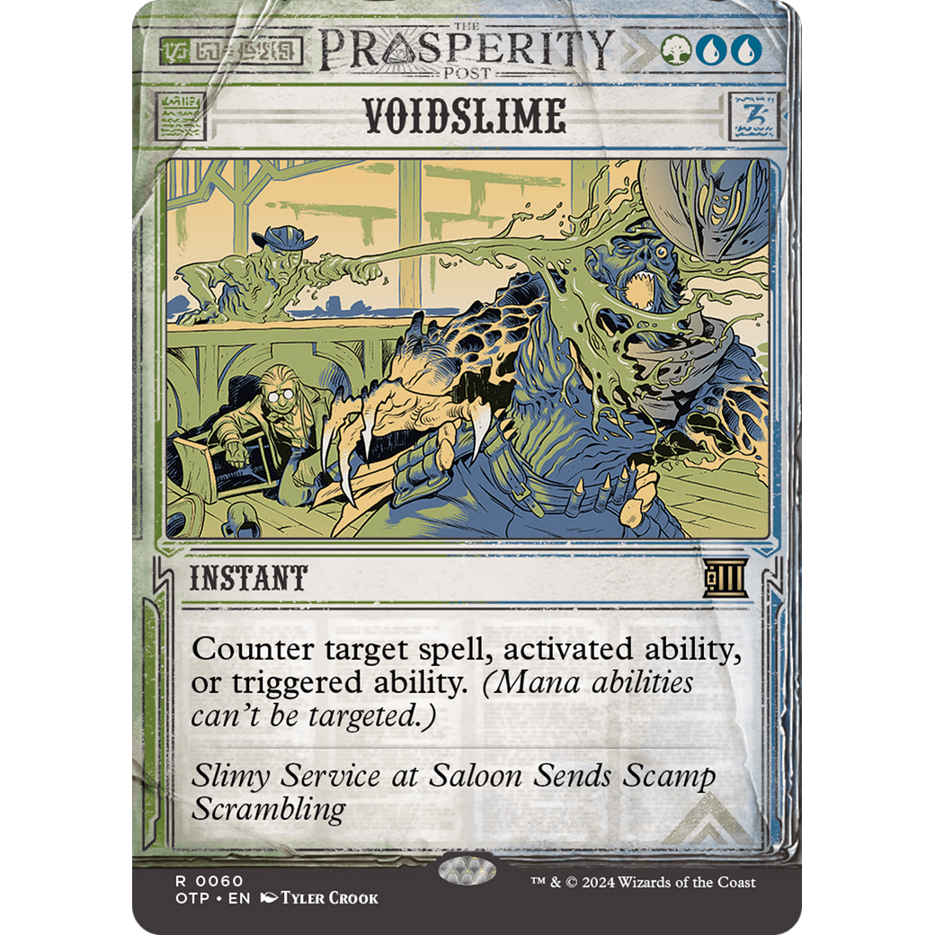 Voidslime (OTP-060) - Breaking News: (Showcase) (Borderless) Foil