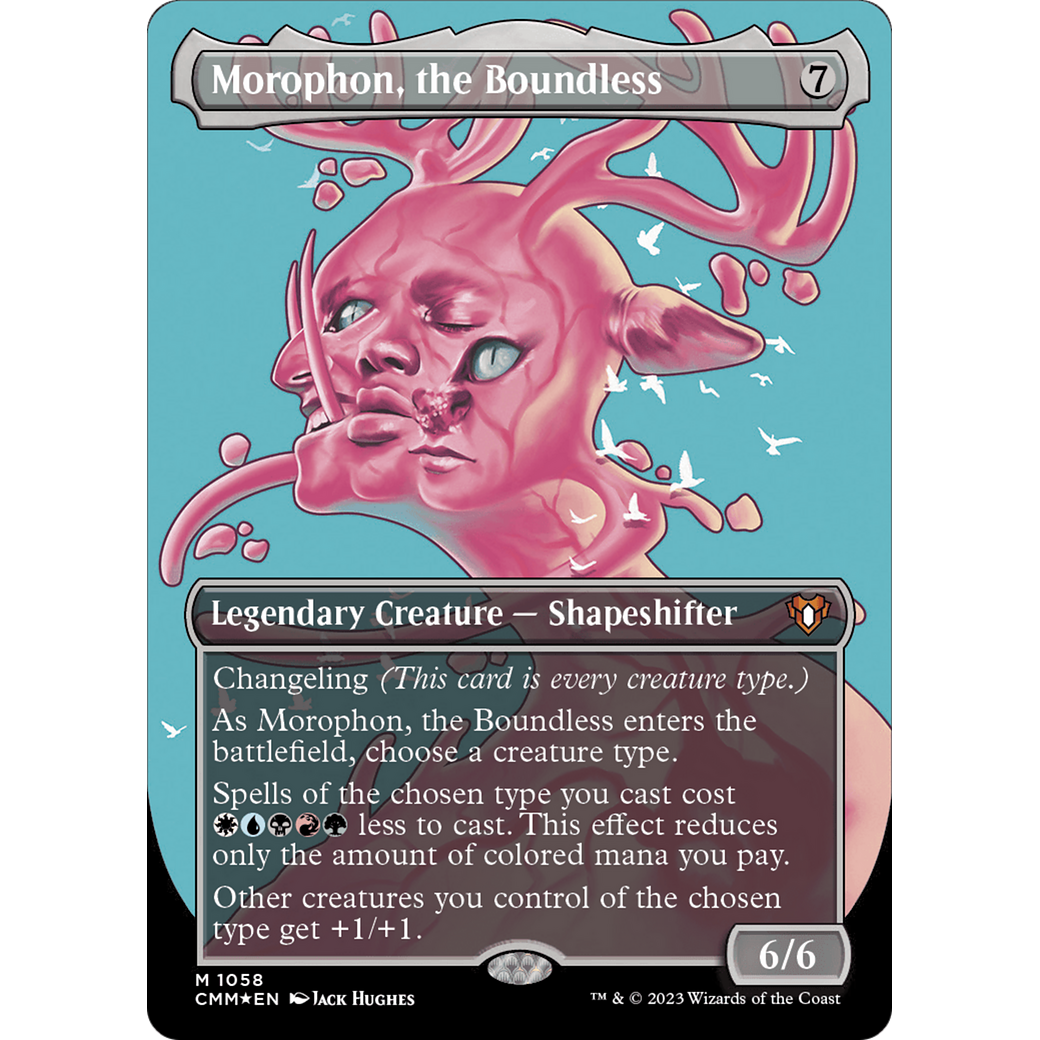 Morophon, the Boundless (CMM-1058) - Commander Masters (Borderless) Foil