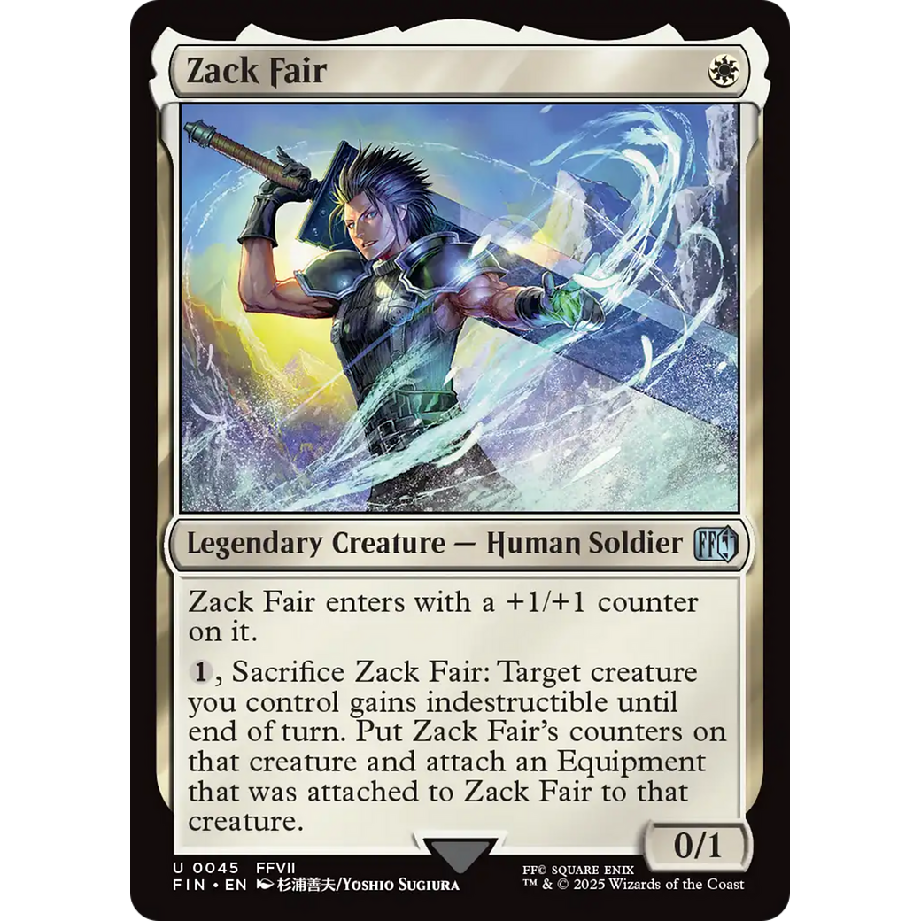 Zack Fair (FIN-045) - FINAL FANTASY Foil