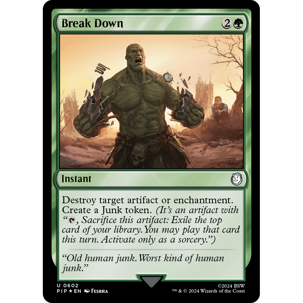 Break Down (PIP-602) - Fallout Foil