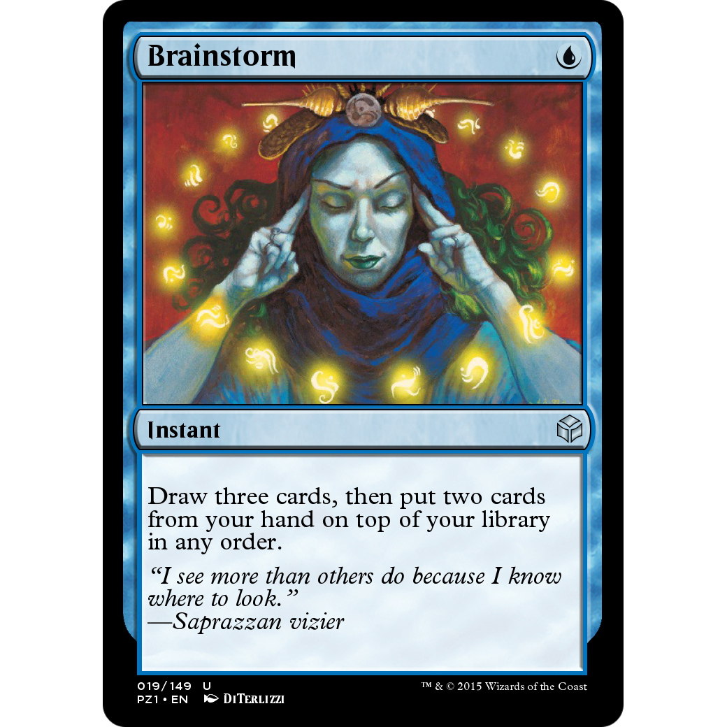 Brainstorm (PZ1-019) - Legendary Cube Prize Pack