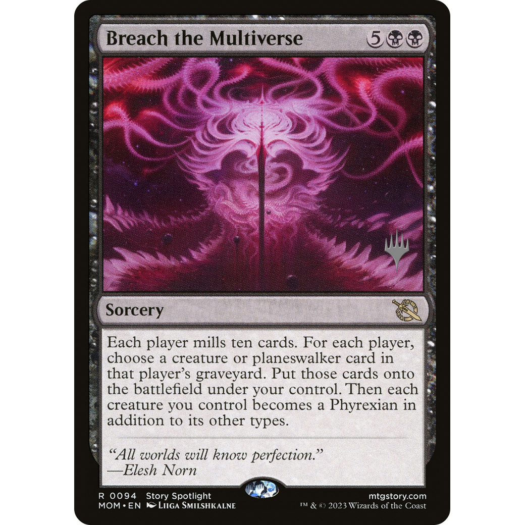 Breach the Multiverse (PPMOM-94P) - March of the Machine Promos Foil