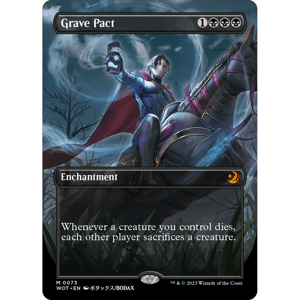 Grave Pact (WOT-073) - Wilds of Eldraine: Enchanting Tales (Borderless) Foil