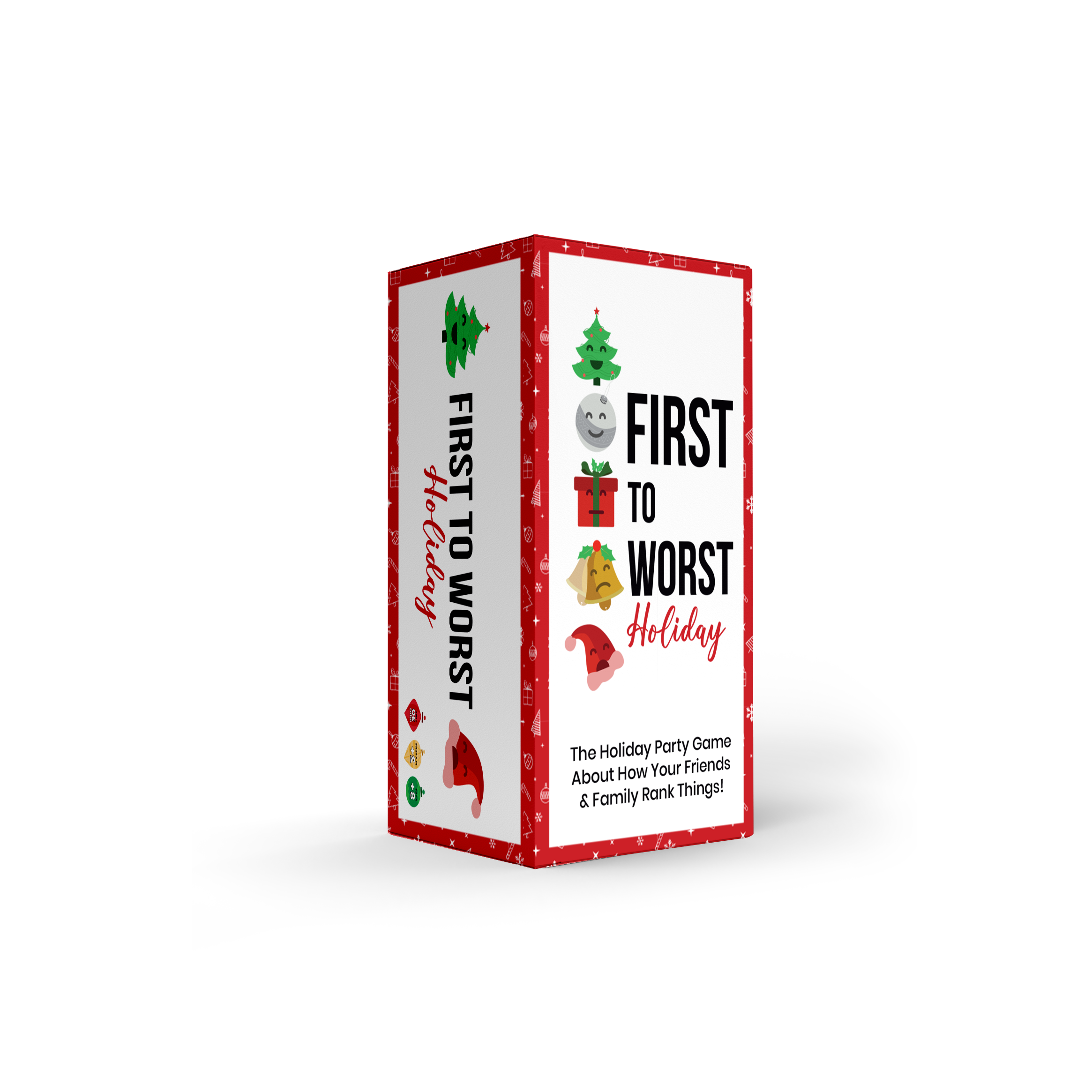 FIRST TO WORST HOLIDAY Party Game - The Christmas Card Game