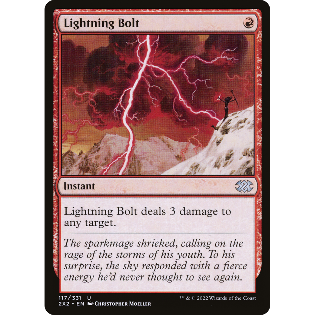 Lightning Bolt (2X2-117) - Double Masters 2022 Foil