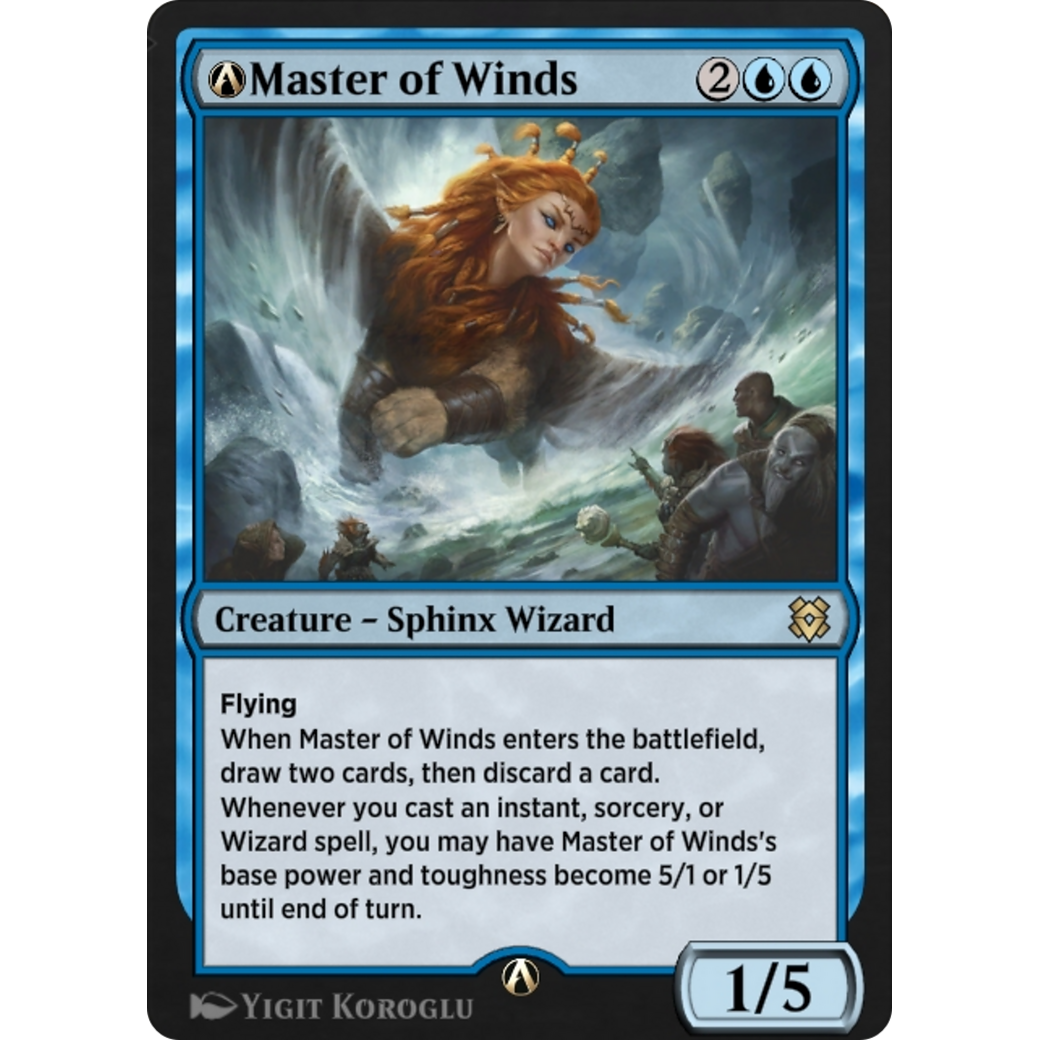 A-Master of Winds (ZNR-A-68) - Zendikar Rising