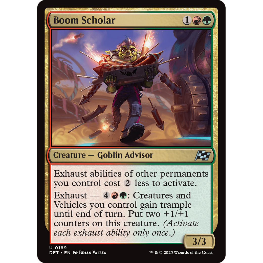 Boom Scholar (DFT-189) - Aetherdrift Foil