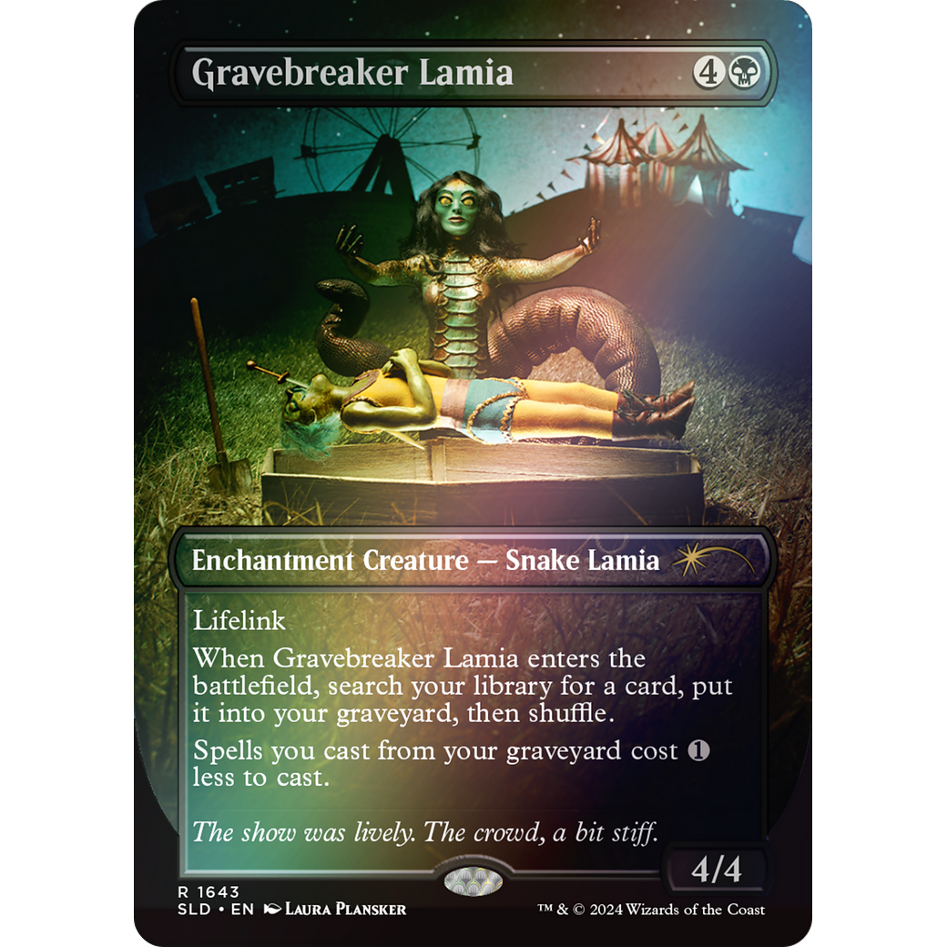 Gravebreaker Lamia (Rainbow Foil) (SLD-1643) - Secret Lair Drop Foil
