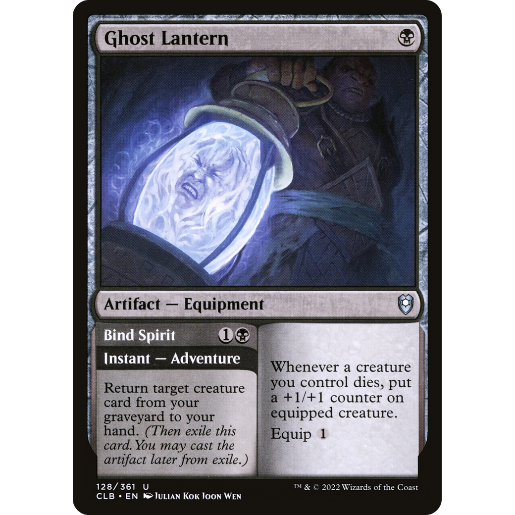 Ghost Lantern // Bind Spirit (CLB-128) - Commander Legends: Battle for Baldur's Gate Foil